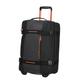 American Tourister Urban Track Travel Bag S with 2 Wheels, 55 cm, 55 L, Black (Black/Orange), Black (Black/Orange), S (55 cm - 55 L), Travel Bags