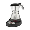 Girmi MC23 Moka elettrica Italian Electric Style Coffee Maker with programmable timer Silver