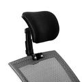 Office Chair Headrest Attachment Universal Head Pillow for Executive Chair Adjustable Angle and Height Black Mesh Nylon Elastic Sponge Head Support Cushion for Desk Chair 1.02 inch/ 2.6 cm Fixing Clip