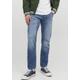 Tapered-fit-Jeans JACK & JONES "JJIMIKE JJORIGINAL MF 506 I.K" Gr. 36, Länge 32, blau (blue denim) Herren Jeans Tapered-Jeans