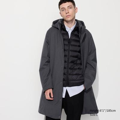 Uniqlo - Hybrid Down Coat - Gray - L
