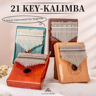 Kalimba en bois massif 21 prédire piano à pouces clavier musical cadeau professionnel pour maire