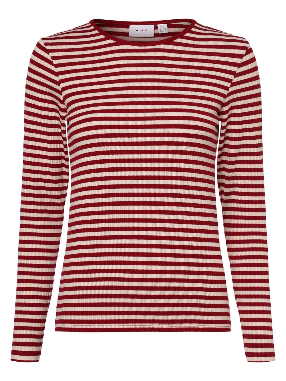 Vila Langarmshirt Damen himbeer, S