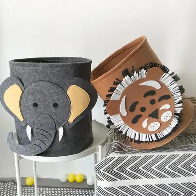 Cute Animal Storage Basket Kids Toys Clothes Shoes Container Storage Cabinet Box Sundries Basket