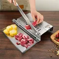 Commercial Manual Frozen Meat Slicer Bone Cutting Tool Stainless Steel Minced Lamb Bone Meat Cutter
