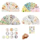 120pcs/set Cartoon Round Skin Vaccine Injection Hole Patch Children Kids Wound Dressing Patches