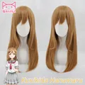 【AniHut】Kunikida Hanamaru Wig Love Live Sunshine Cosplay Wig Blonde 60cm Synthetic Hair Kunikida