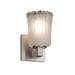 Justice Design Group Veneto Luce 8 Inch Wall Sconce - GLA-8921-16-WHTW-DBRZ