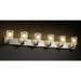 Justice Design Group Veneto Luce 55 Inch 6 Light Bath Vanity Light - GLA-8926-16-CLRT-CROM