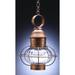 Northeast Lantern Onion 15 Inch Tall Outdoor Hanging Lantern - 2532-VG-MED-CSG