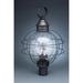 Northeast Lantern Onion 25 Inch Tall 3 Light Outdoor Post Lamp - 2853-DB-LT3-OPT