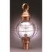 Northeast Lantern Onion 21 Inch Tall Outdoor Post Lamp - 2843-DB-MED-OPT
