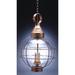 Northeast Lantern Onion 27 Inch Tall 3 Light Outdoor Hanging Lantern - 2862-AC-LT3-CLR