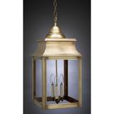 Northeast Lantern Concord 24 Inch Tall 3 Light Outdoor Hanging Lantern - 5652-AB-LT3-CSG