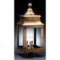 Northeast Lantern Concord 28 Inch Tall 3 Light Outdoor Post Lamp - 5653-AC-LT3-SMG