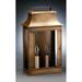 Northeast Lantern Concord 16 Inch Tall 2 Light Outdoor Wall Light - 5721-AB-LT2-SMG