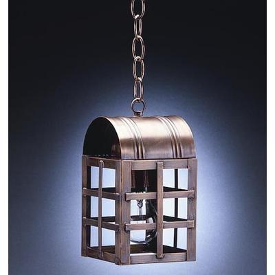 Northeast Lantern Adams 9 Inch Tall Outdoor Hanging Lantern - 6112-DAB-MED-CSG