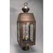Northeast Lantern Woodcliffe 22 Inch Tall 3 Light Outdoor Post Lamp - 8343-VG-LT3-SMG