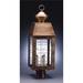 Northeast Lantern Woodcliffe 26 Inch Tall 3 Light Outdoor Post Lamp - 8353-AB-LT3-CSG