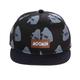 Nordicbuddies Unisex Kids The Groke's Evening Walk Moomin Cap, Black, Einheitsgröße