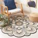 SAFAVIEH Handmade Novelty Urtza Ornate Flower Wool Rug