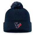 Women's Fanatics Branded Navy Houston Texans Cuffed Knit Hat with Pom