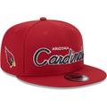 Men's New Era Cardinal Arizona Cardinals Main Script 9FIFTY Snapback Hat