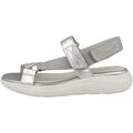 Geox D Spherica Ec5w Sandal, Lt Grey Silver, 6.5 UK