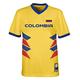 Official 2023 Women's Football World Cup Kids Team Shirt, Colombia, Yellow, 5-6 Years