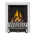 Focal Point Elegance Full Depth Black Chrome Effect Manual Control Gas Fire