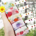 1 Pc 2.5cm X 4.5m Self Adhesive Elastic Bandage Protection Finger for Writing First Aid Kit Colorful