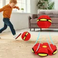 Kids Flat Throw Disc Ball Flying UFO Magic Balls with For Children's Toy Balls Boy Girl Outdoor
