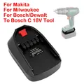 MT18BSC DM18BSC BOSB18C for Makita/Dewalt/Bosch/Milwaukee Li-ion Battery to for Bosch C tool Replace