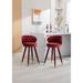 Bar Stools Set of 2, Swivel Barstools, Counter Height Bar Chairs for Pub, Restaurant, Kitchen