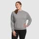 Eddie Bauer Women's Motion Long-Sleeve Crew Neck Pullover - Heather Gray - Size XL