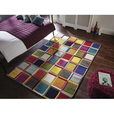 Teppich FLAIR RUGS "WALTZ", bunt, B:160cm H:10mm L:230cm, Kunstfaser, Teppiche, Handgeschnitzt Image