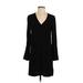 Madewell Casual Dress - Sweater Dress: Black Dresses - Women's Size X-Small