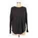 Old Navy Pullover Sweater: Black Color Block Tops - Women's Size Medium