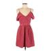 Madewell Casual Dress - Popover: Pink Solid Dresses - Women's Size 2