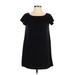 Forever 21 Casual Dress - Shift: Black Solid Dresses - Women's Size Small