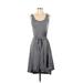 Gap Casual Dress - A-Line: Gray Solid Dresses - Women's Size X-Small