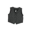 The Children's Place Tuxedo Vest: Gray Jackets & Outerwear - Kids Boy's Size X-Small