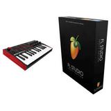 Image-Line FL Studio 20 Fruity Edition Music Production Kit with Akai MPK Mini MK3 10-15242