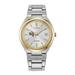 Women's Silver/Gold Wake Forest Demon Deacons Eco-Drive Two-Tone Watch