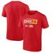 Men's Fanatics Branded Red Kansas City Chiefs NFL x Bud Light T-Shirt