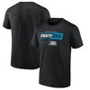 Men's Black Carolina Panthers NFL x Bud Light T-Shirt