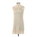 Lyndia Procanik Casual Dress: Ivory Dresses - Women's Size 4