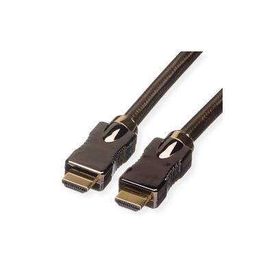 ROLINE 4K HDMI Ultra HD Kabel mit Ethernet, ST/ST, schwarz, 2 m Image