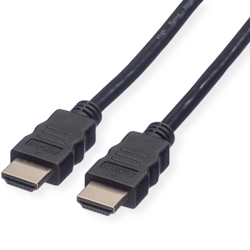 ROLINE HDMI High Speed Kabel mit Ethernet, schwarz, 7,5 m Image