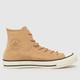 Converse all star hi mono suede trainers in beige